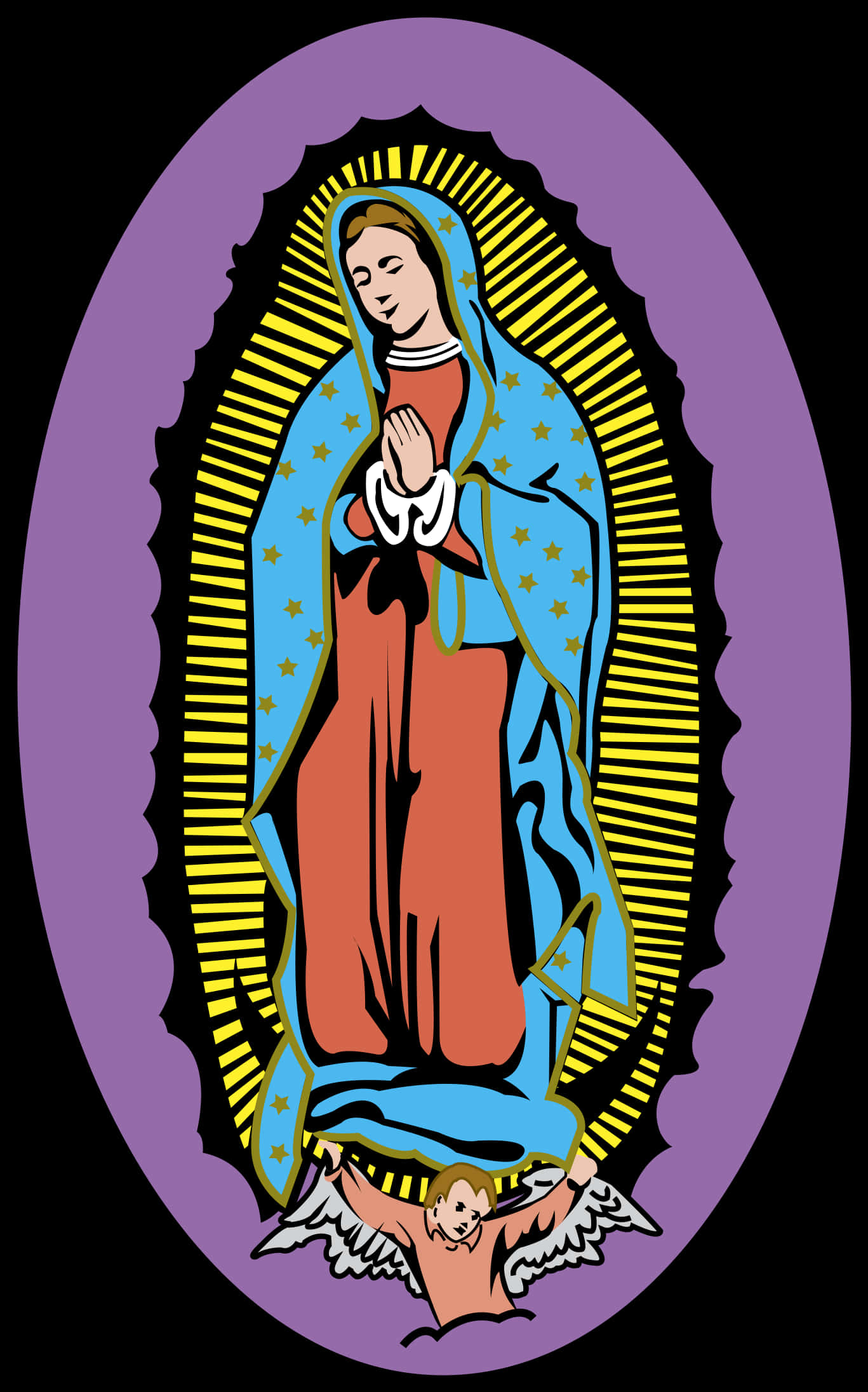 Virgen De Guadalupe Illustration