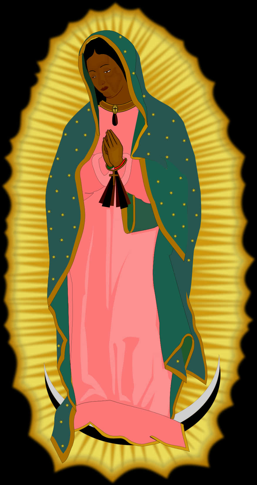 Virgen De Guadalupe Illustration