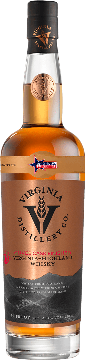 Virginia Distillery Co Cuvee Cask Finished Whisky Bottle