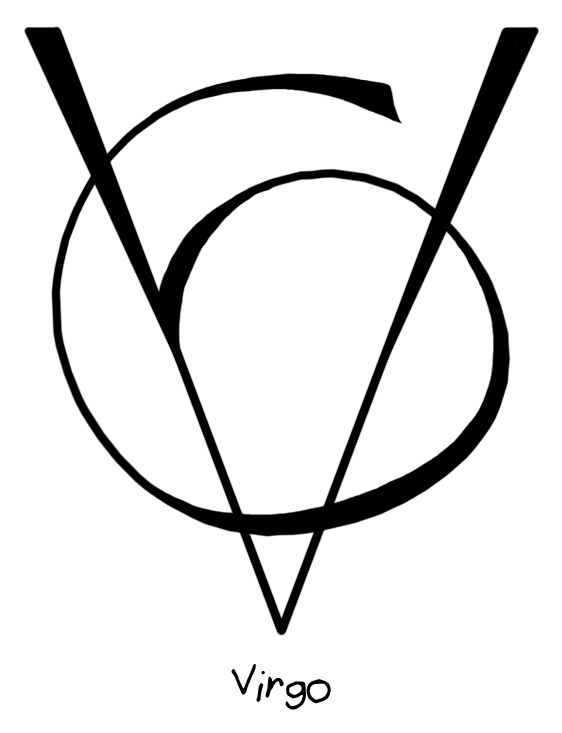 Virgo Zodiac Symbol