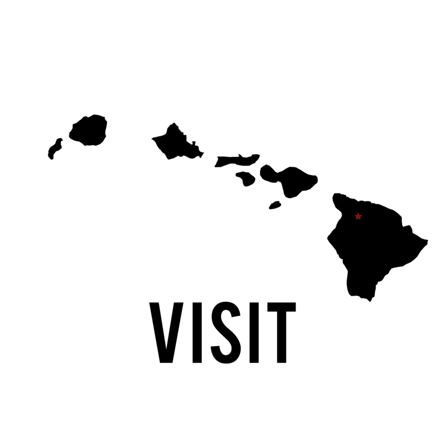 Visit Hawaiian Islands Graphic