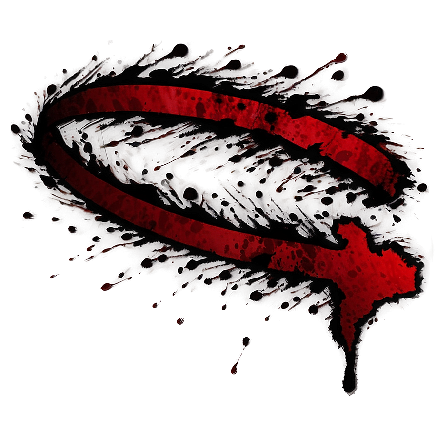 Vitality's Red: Blood Splatter Art Png 04302024