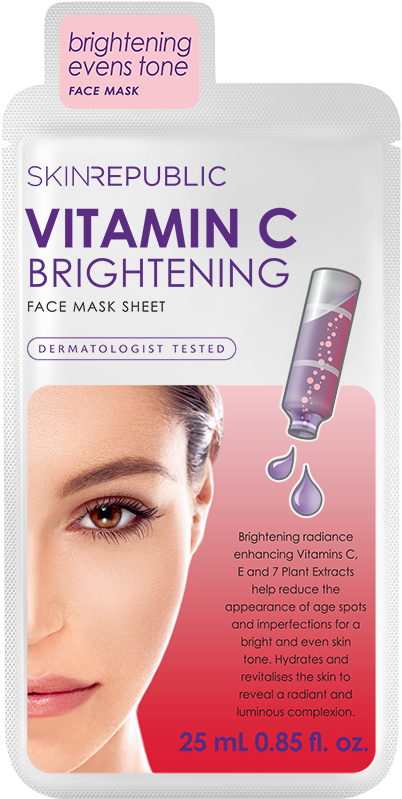 Vitamin C Brightening Face Mask Packaging