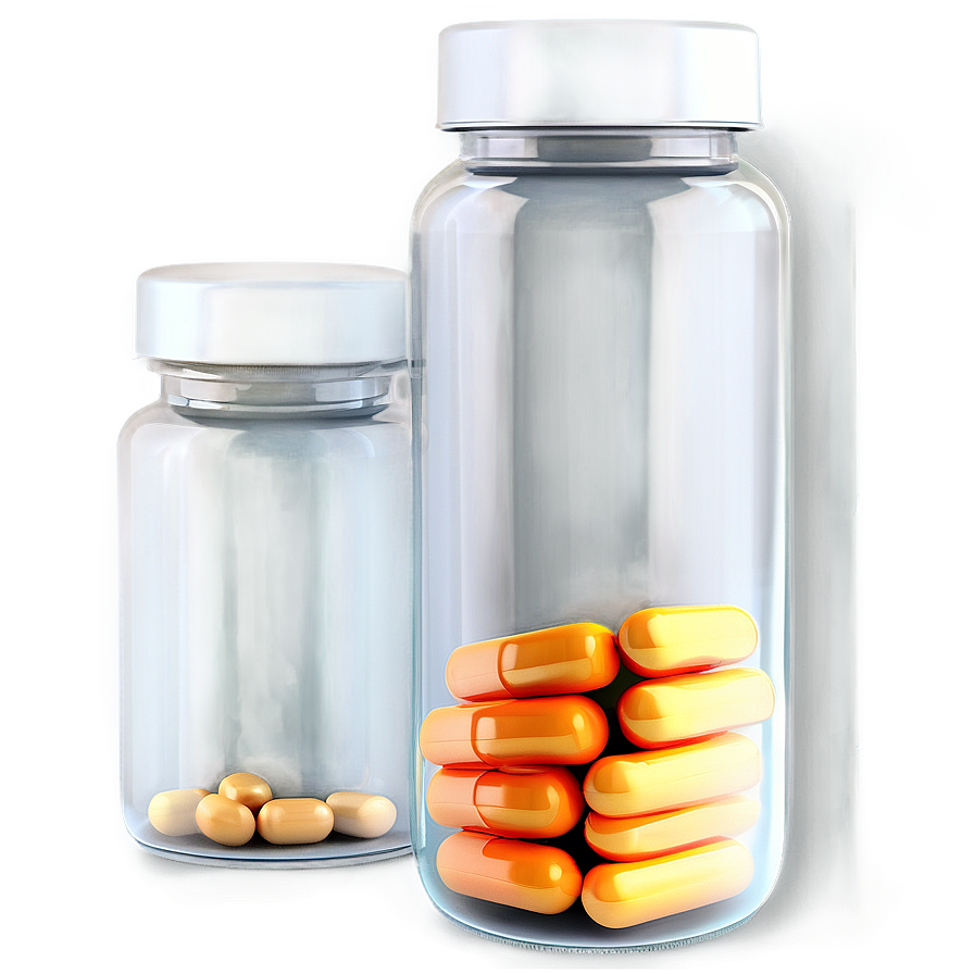 Vitamins Pill Bottle Png Vda40