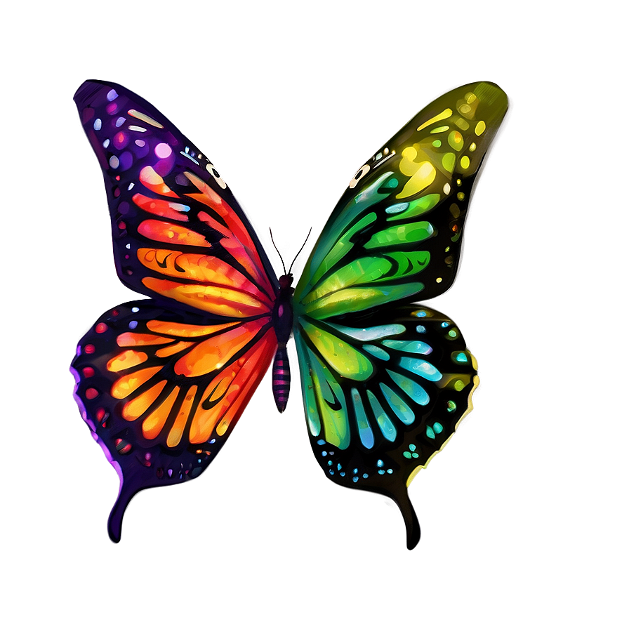 Vivid Butterfly Png 87