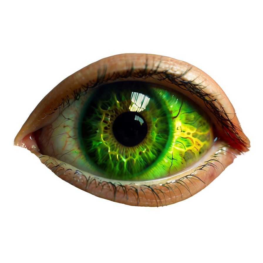 Vivid Green Human Eye Png 39