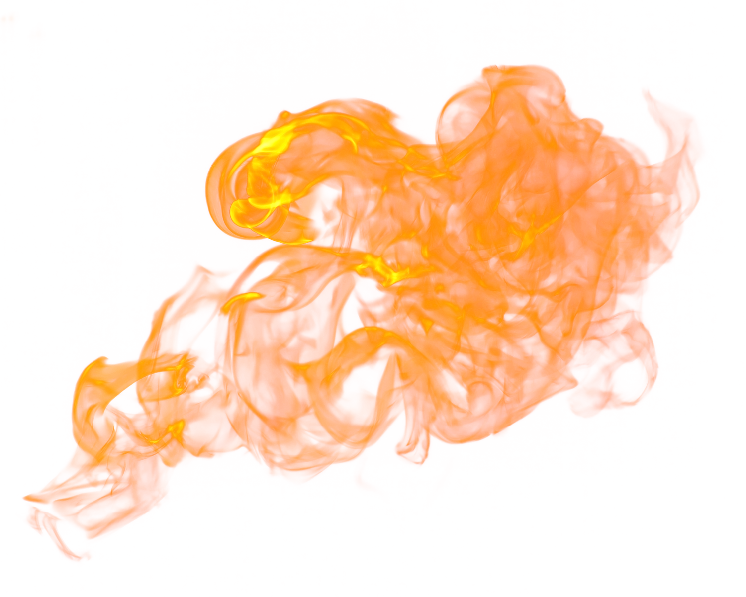 Vivid Orange Flame Texture