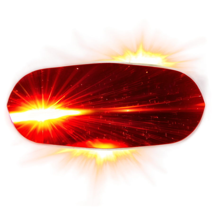 Vivid Red Lens Flare Light Png 06122024