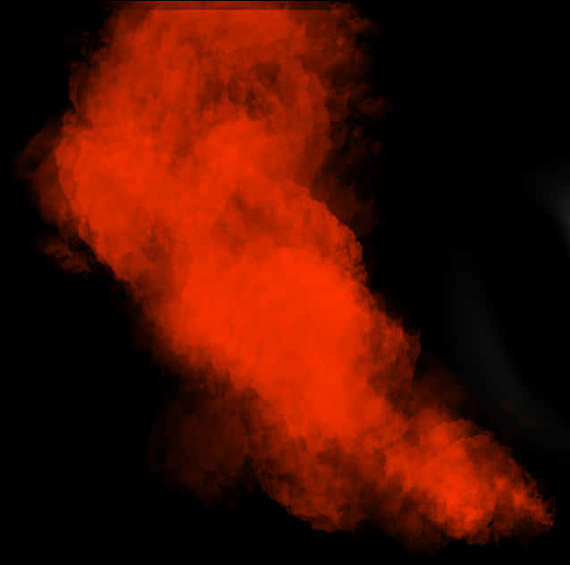 Vivid Red Smoke Effect