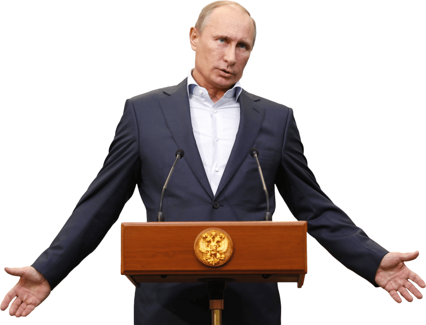 Vladimir Putin Speakingat Podium