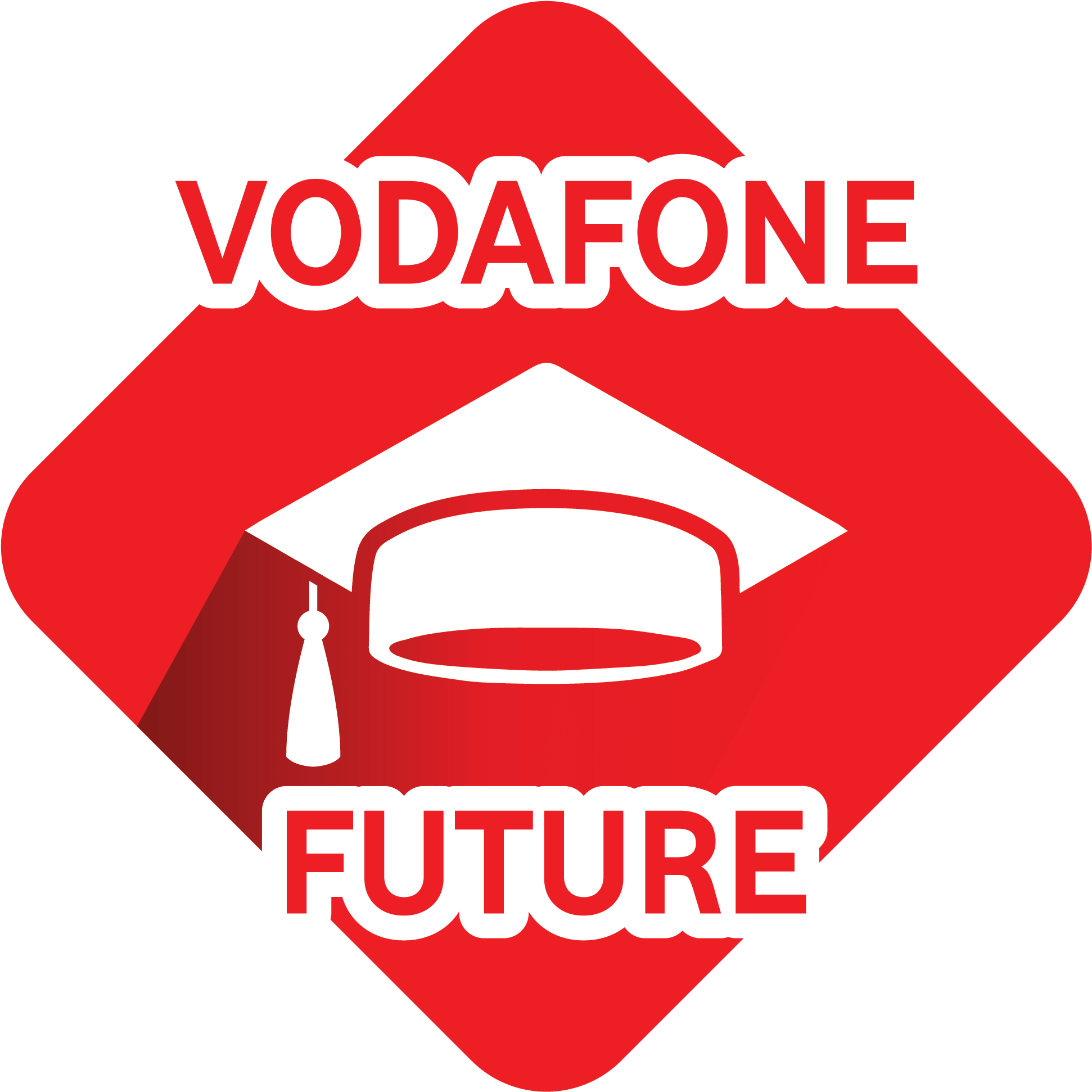 Vodafone Future Graduation Cap Logo
