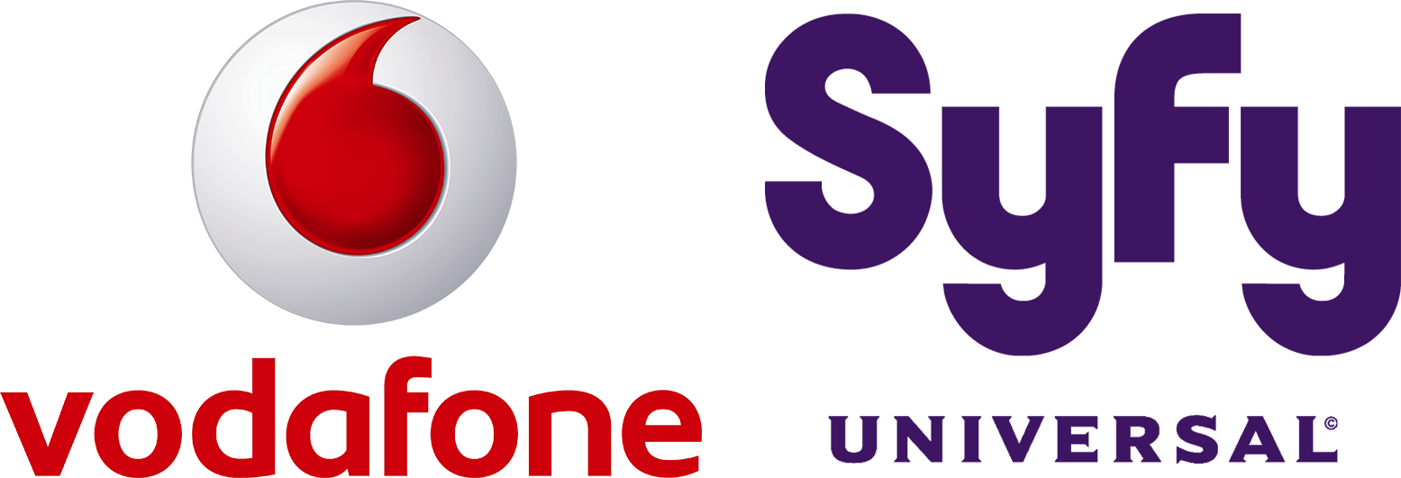 Vodafone Syfy Universal Logos