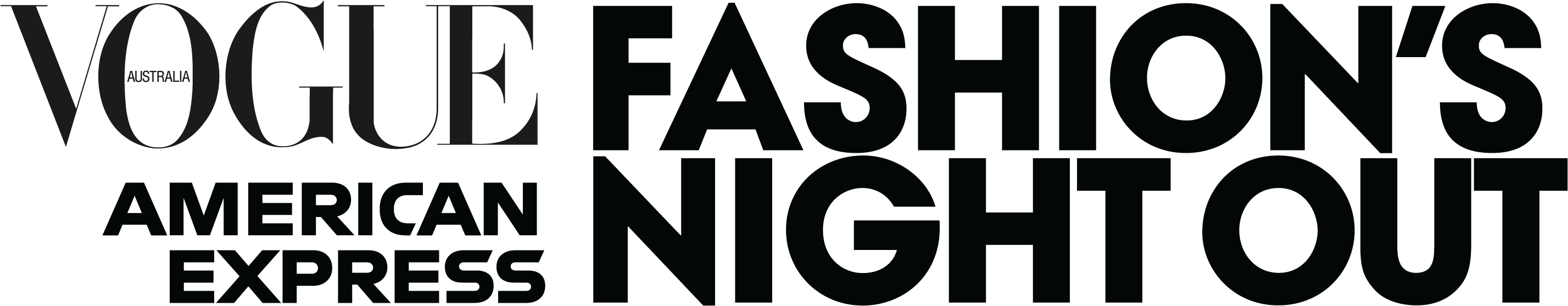 Vogue Fashions Night Out Logo