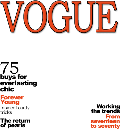 Vogue Magazine Cover Preview