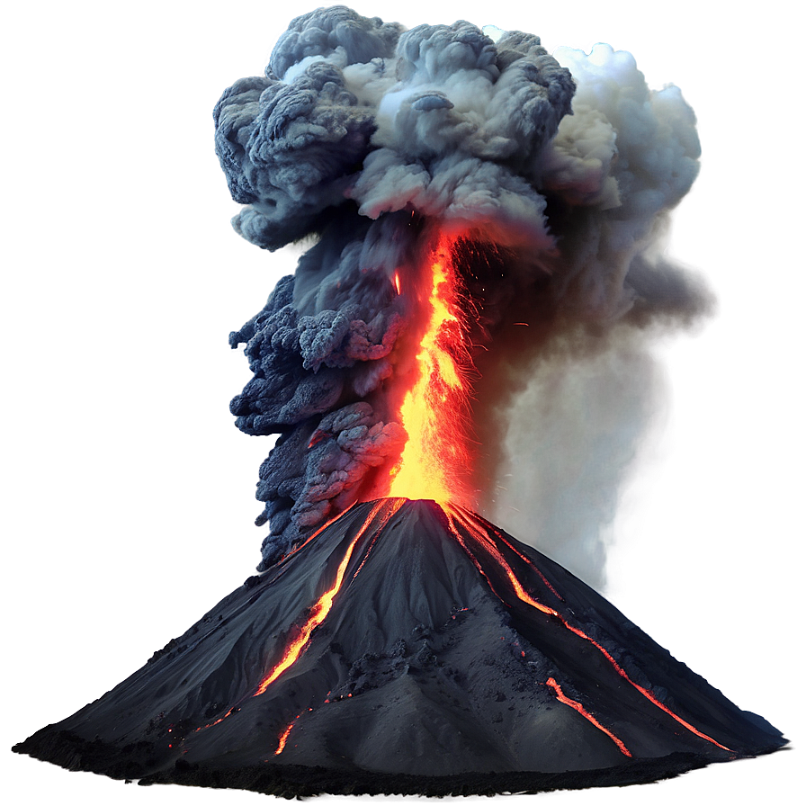 Volcanic Eruption Explosion Png Hal6
