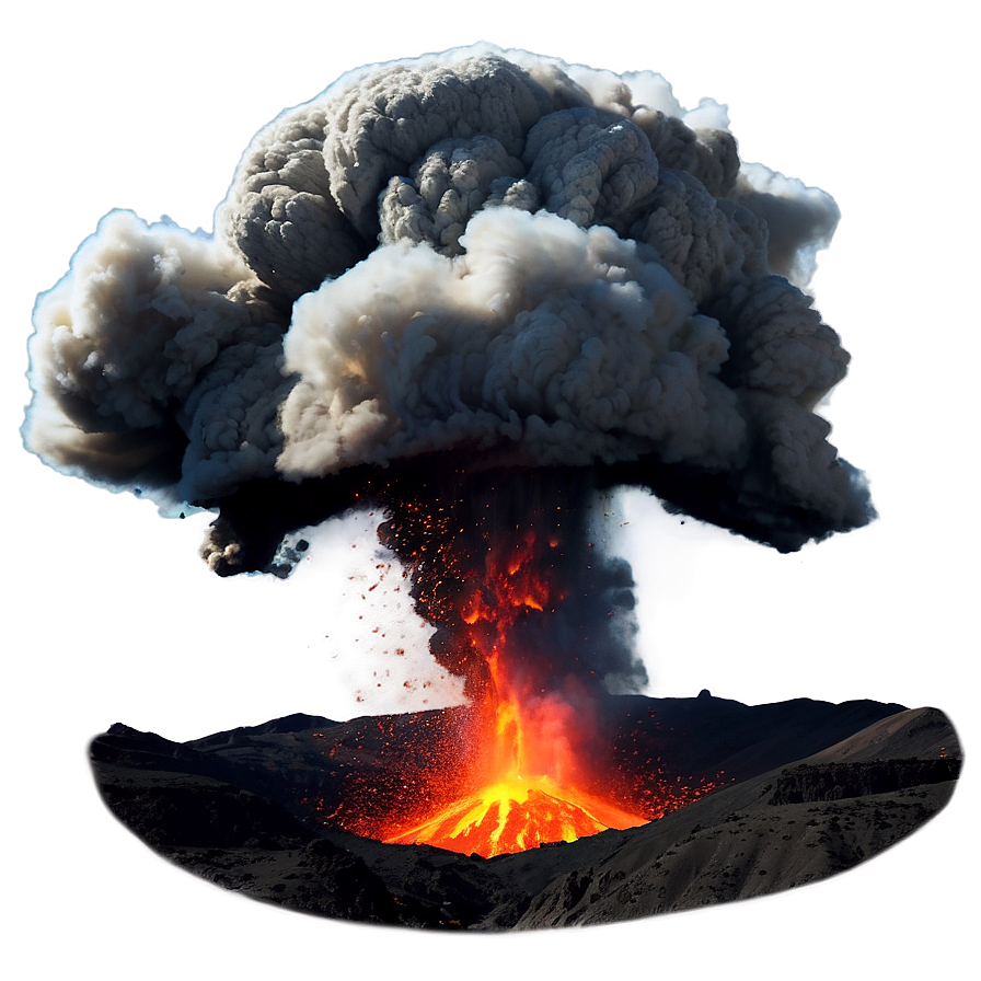 Volcanic Eruption Explosion Png Pse