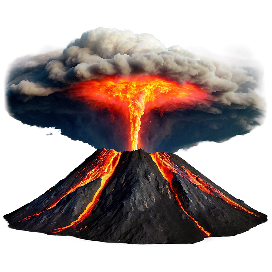 Volcanic Eruption Explosion Png Yif83