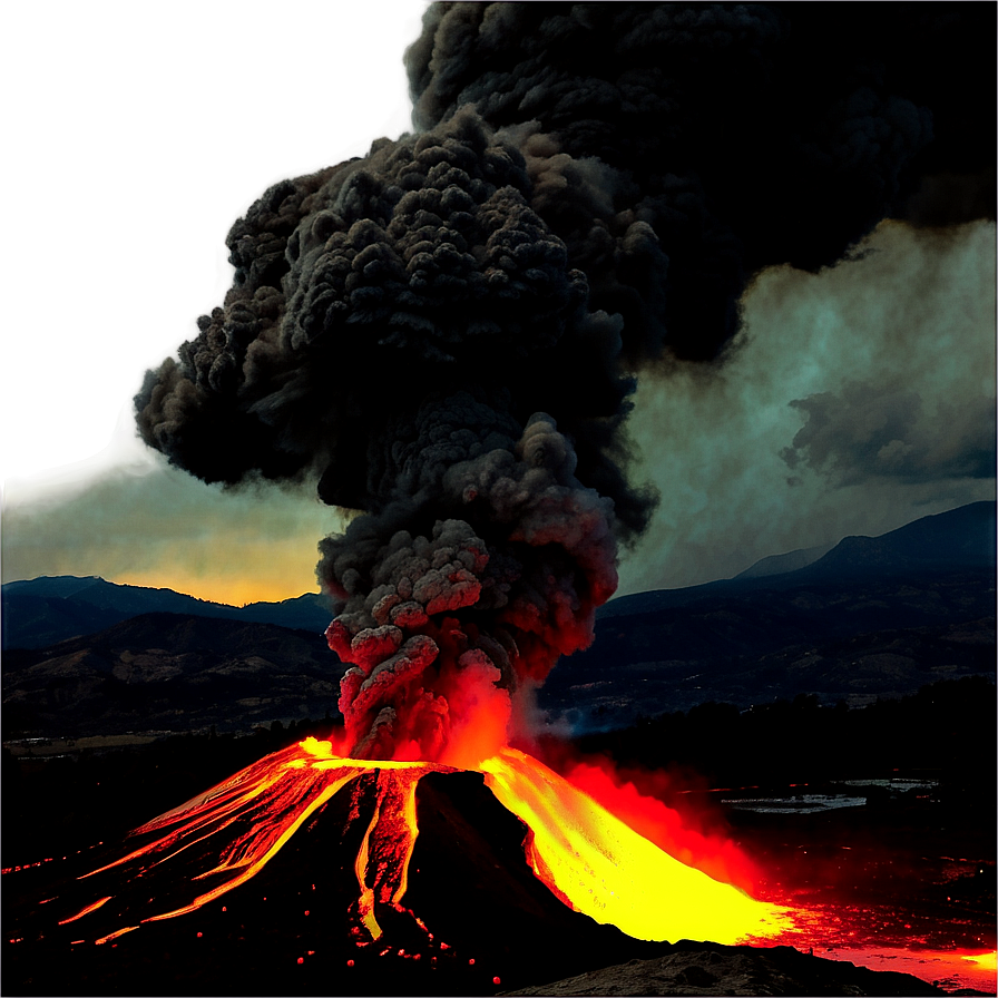 Volcano Eruption Png 05232024