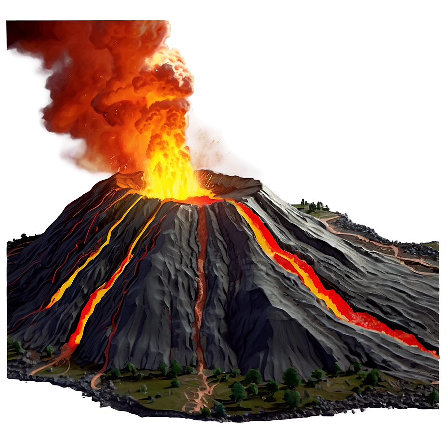 Volcano Geological Formation Png Fyx