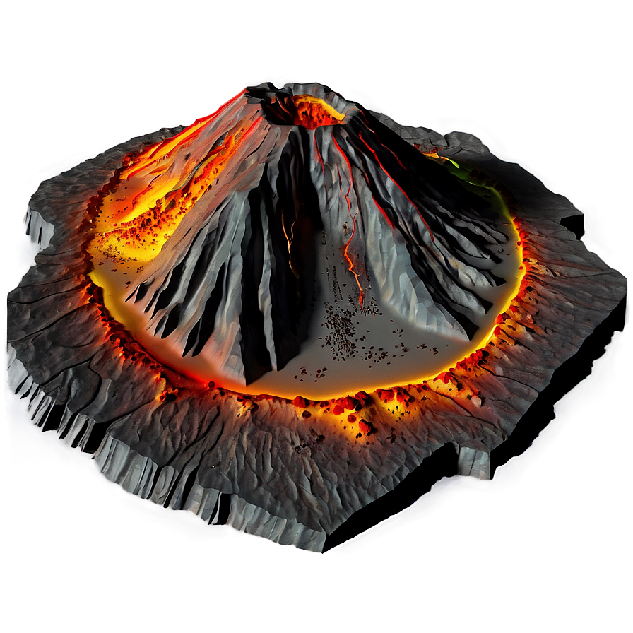 Volcano Geological Formation Png Lic94