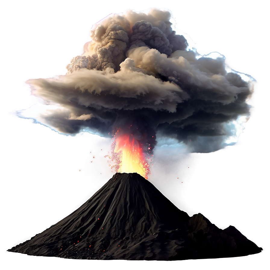 Volcano In Sunset Glow Png Kgf