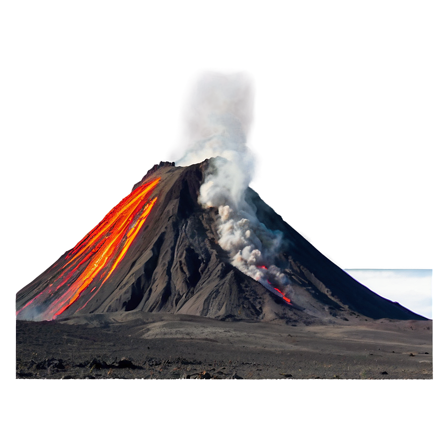 Volcano In Time Lapse Png 05232024
