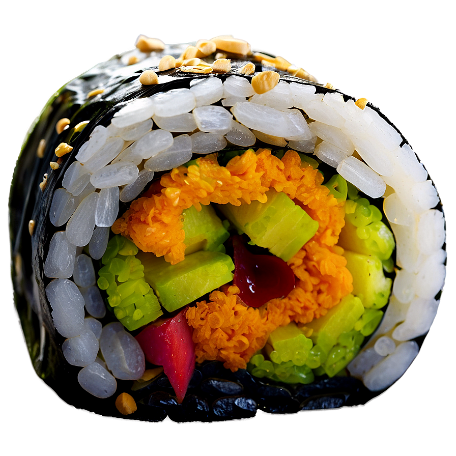 Volcano Sushi Roll Png Omu