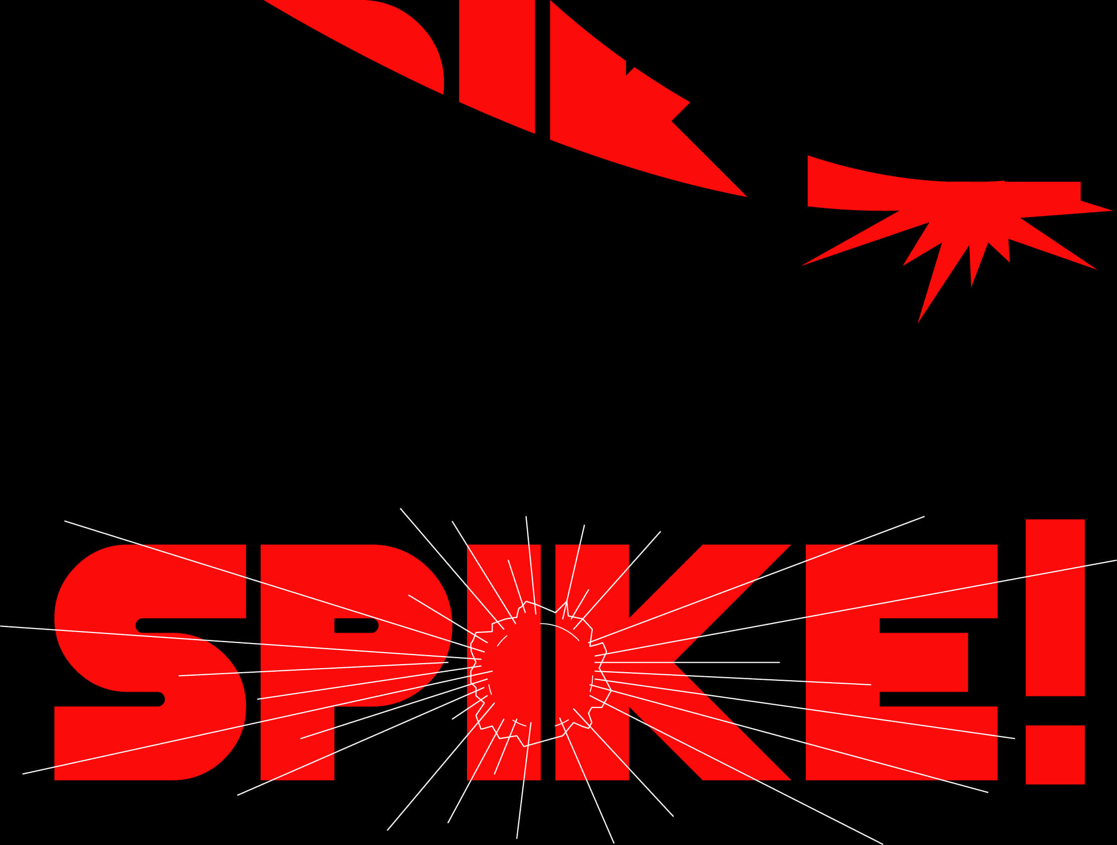 Volleyball Spike Graphic