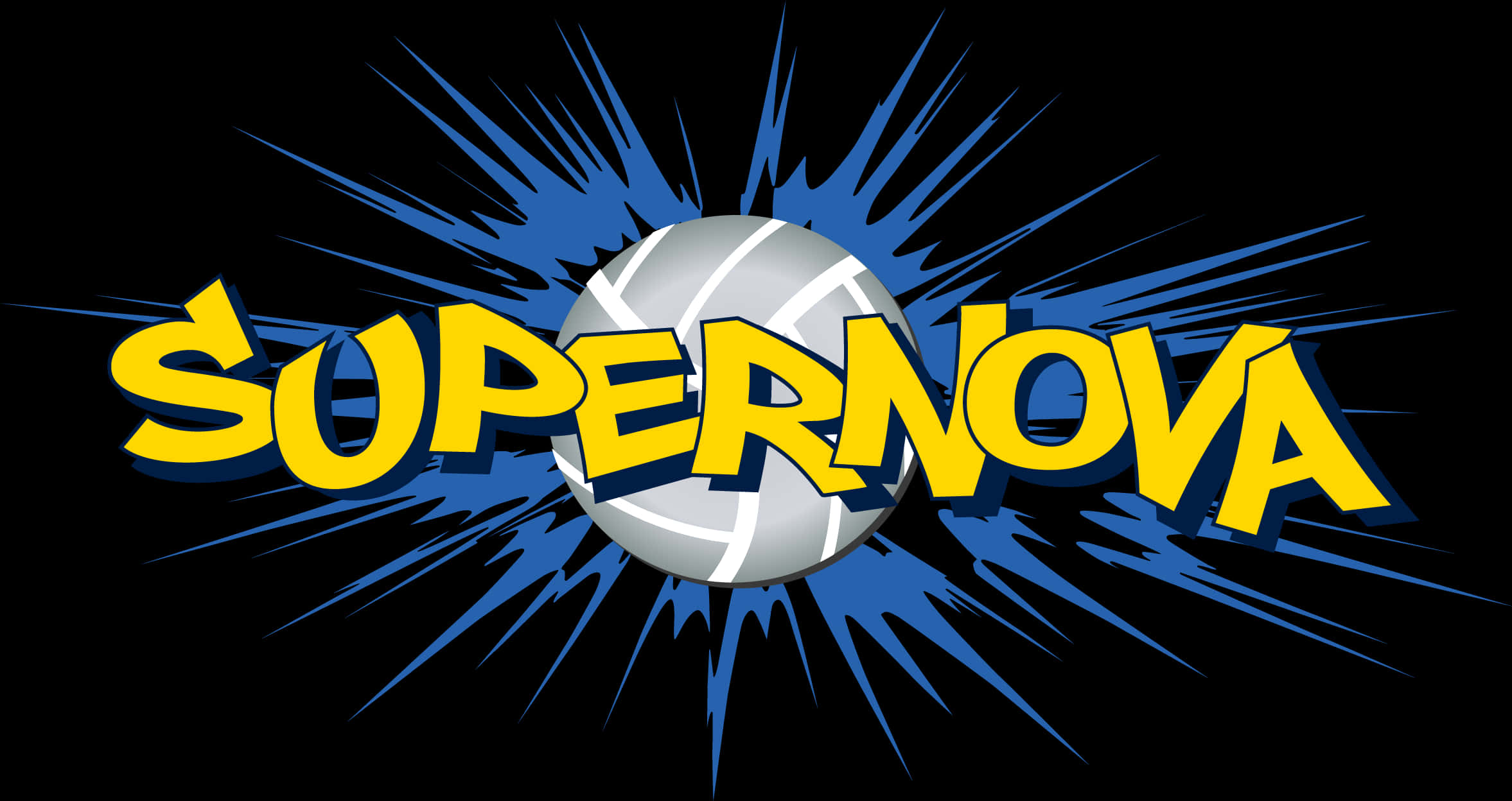 Volleyball Supernova Graphic