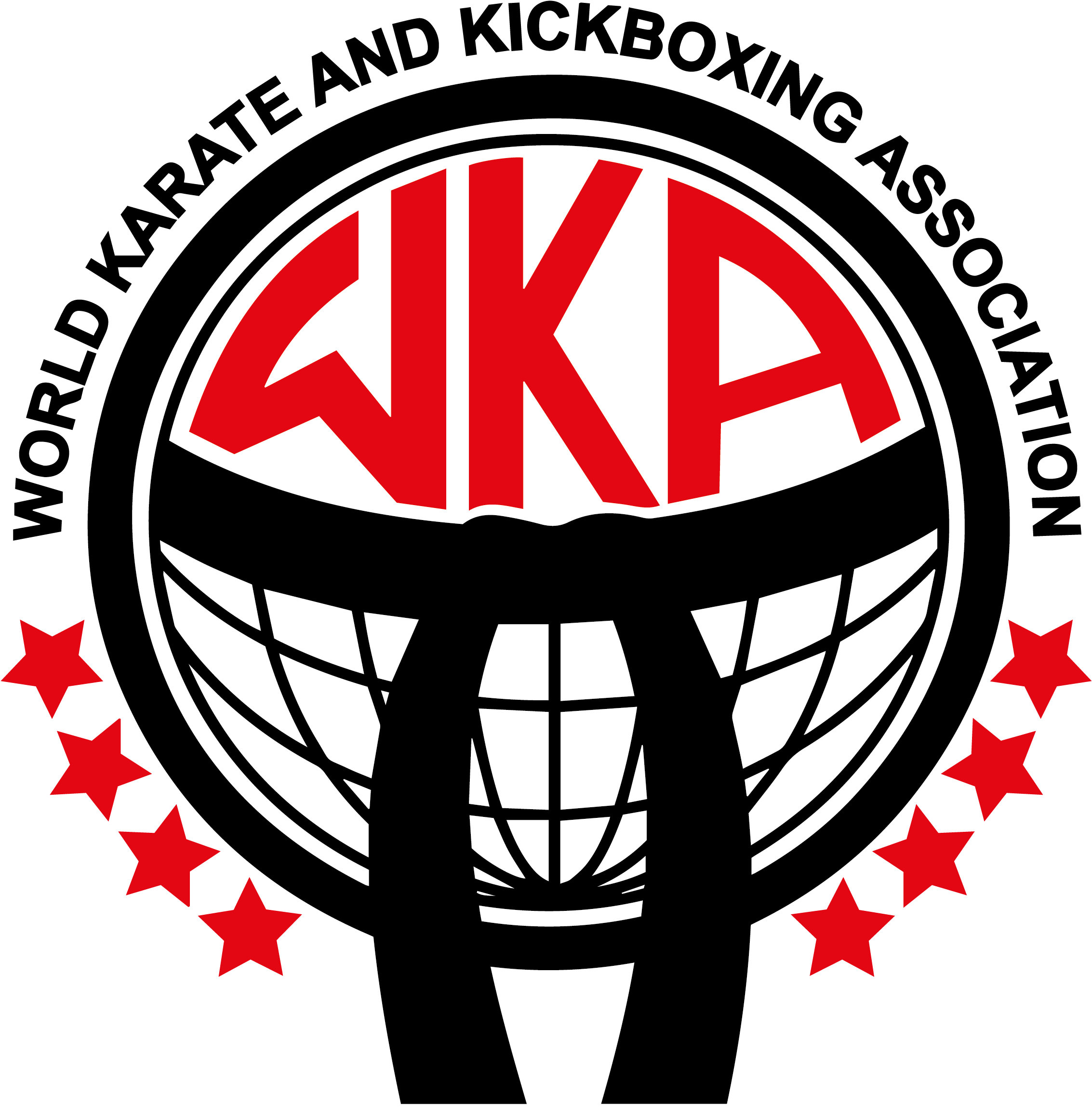 W K A Logo Karate Kickboxing Association