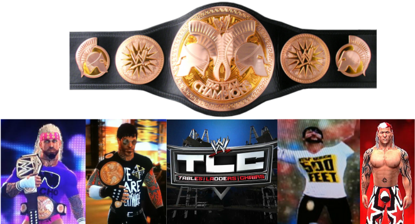 W W E Championship Beltand Wrestlersat T L C Event