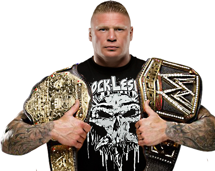 W W E Championwith Two Belts