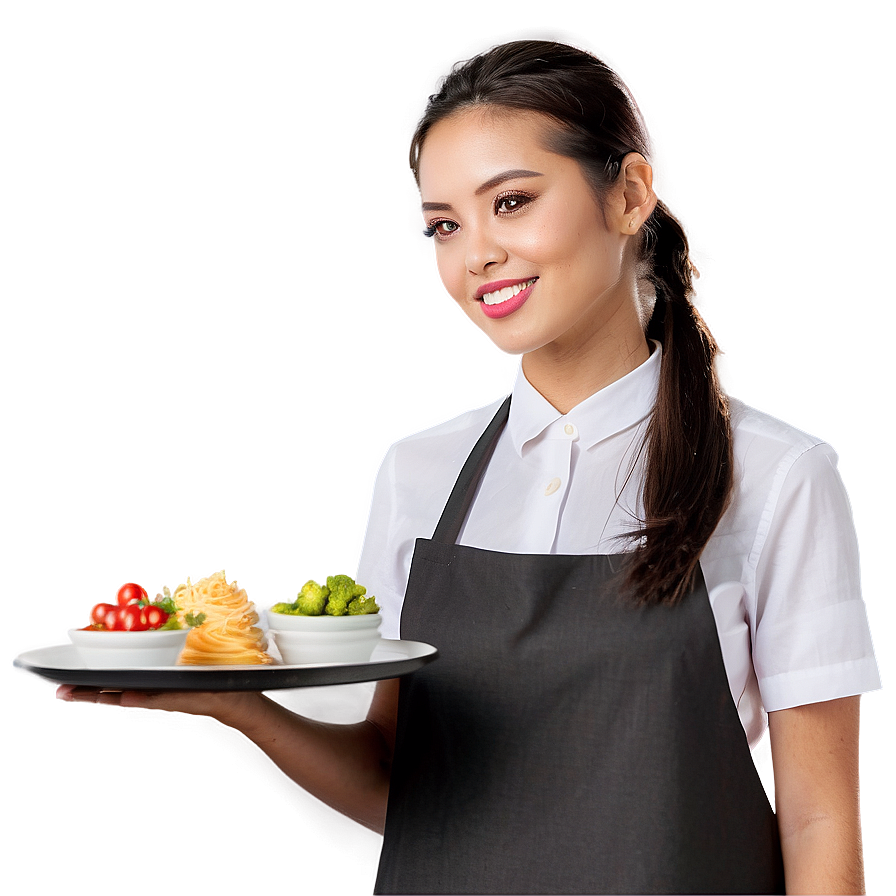 Waitress In Fine Dining Png 75