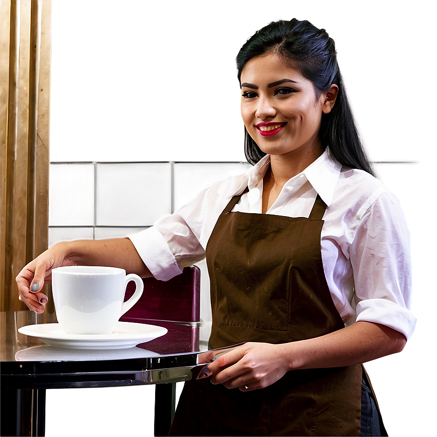 Waitress With Coffee Png Ggo76