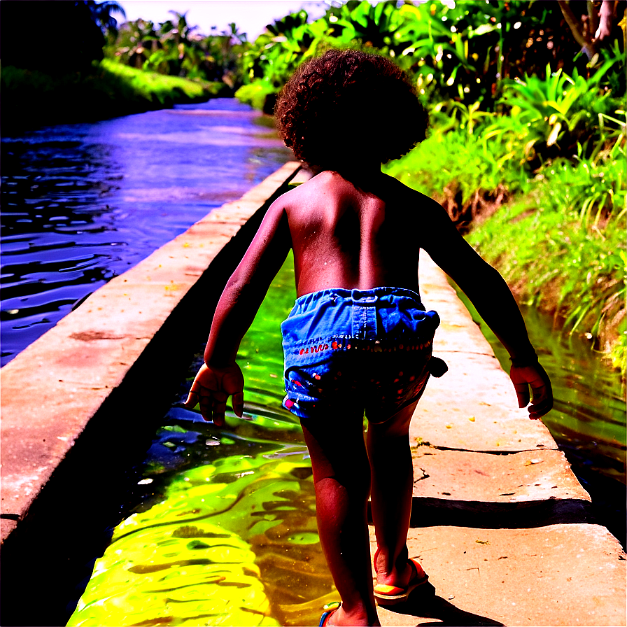 Walking Alongside A Canal Png Naa40