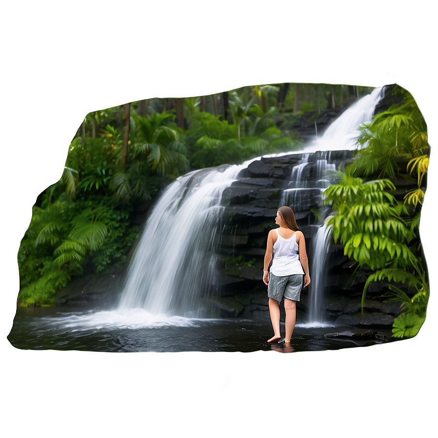 Walking By Waterfalls Png 41