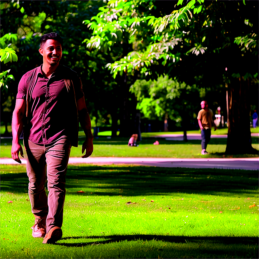 Walking In The Park Png Rgk78