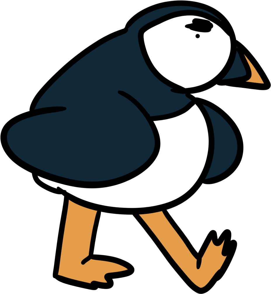 Walking Penguin Cartoon