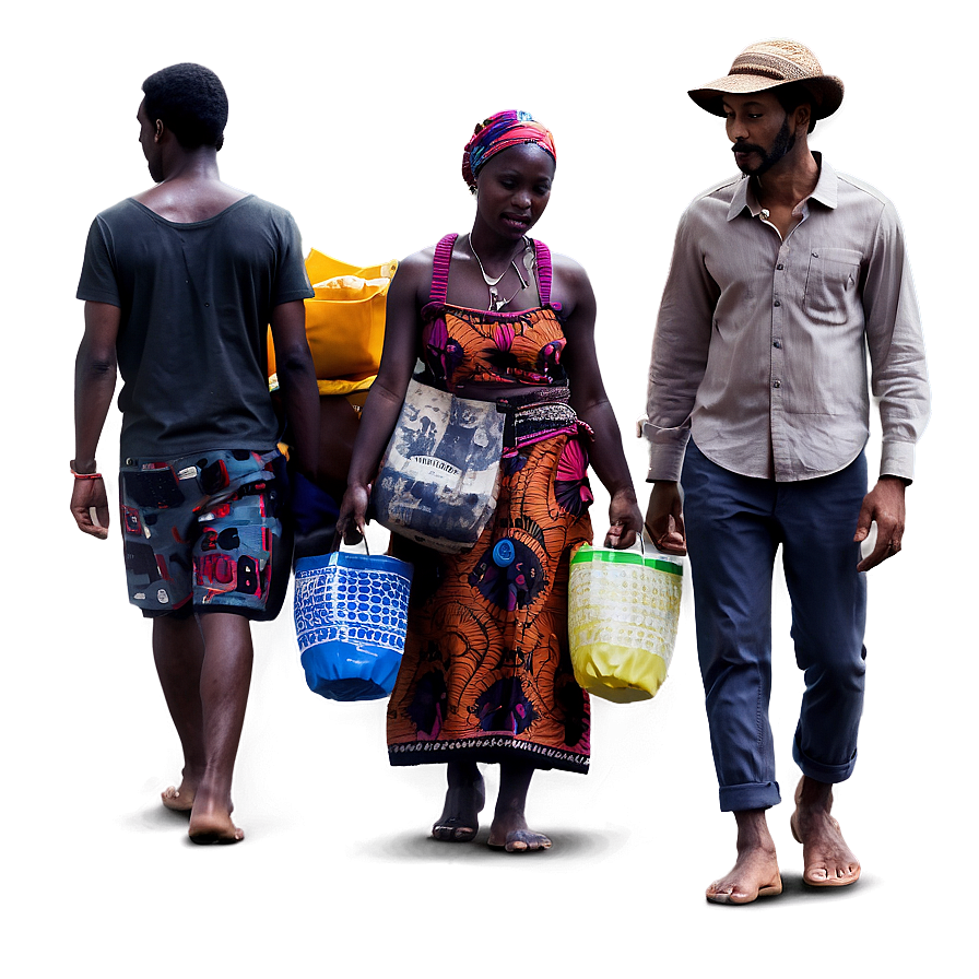 Walking Through A Market Png Llq97