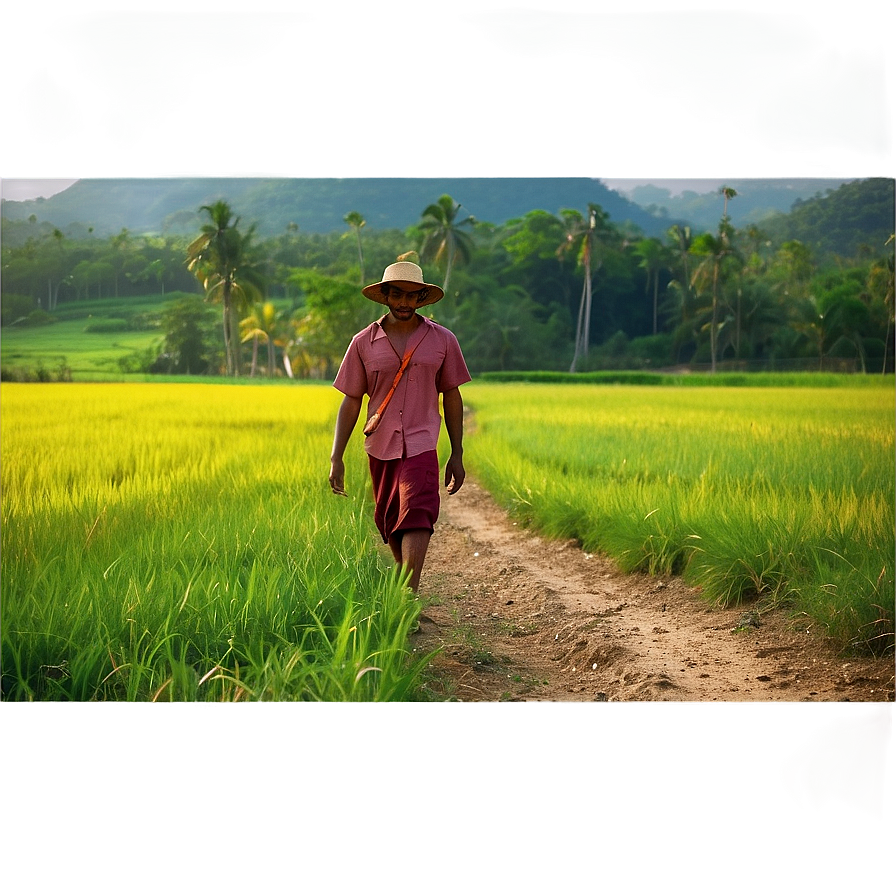 Walking Through Fields Png 65