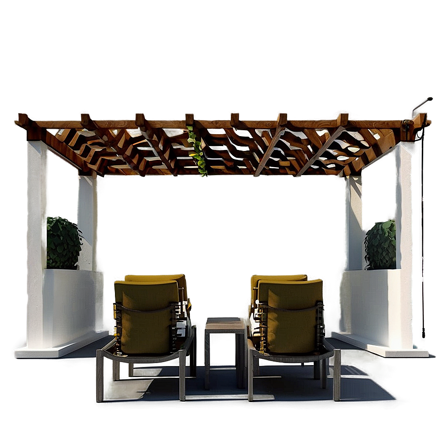 Wall-mounted Pergola Png 9