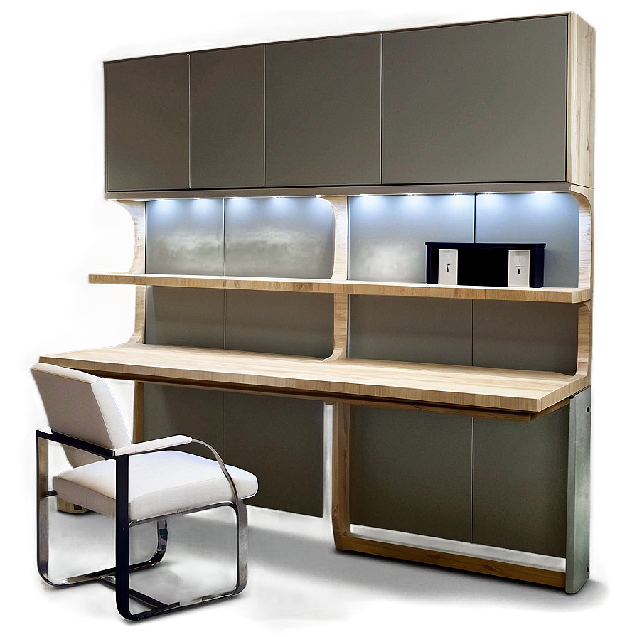 Wall Shelf With Integrated Desk Png 76