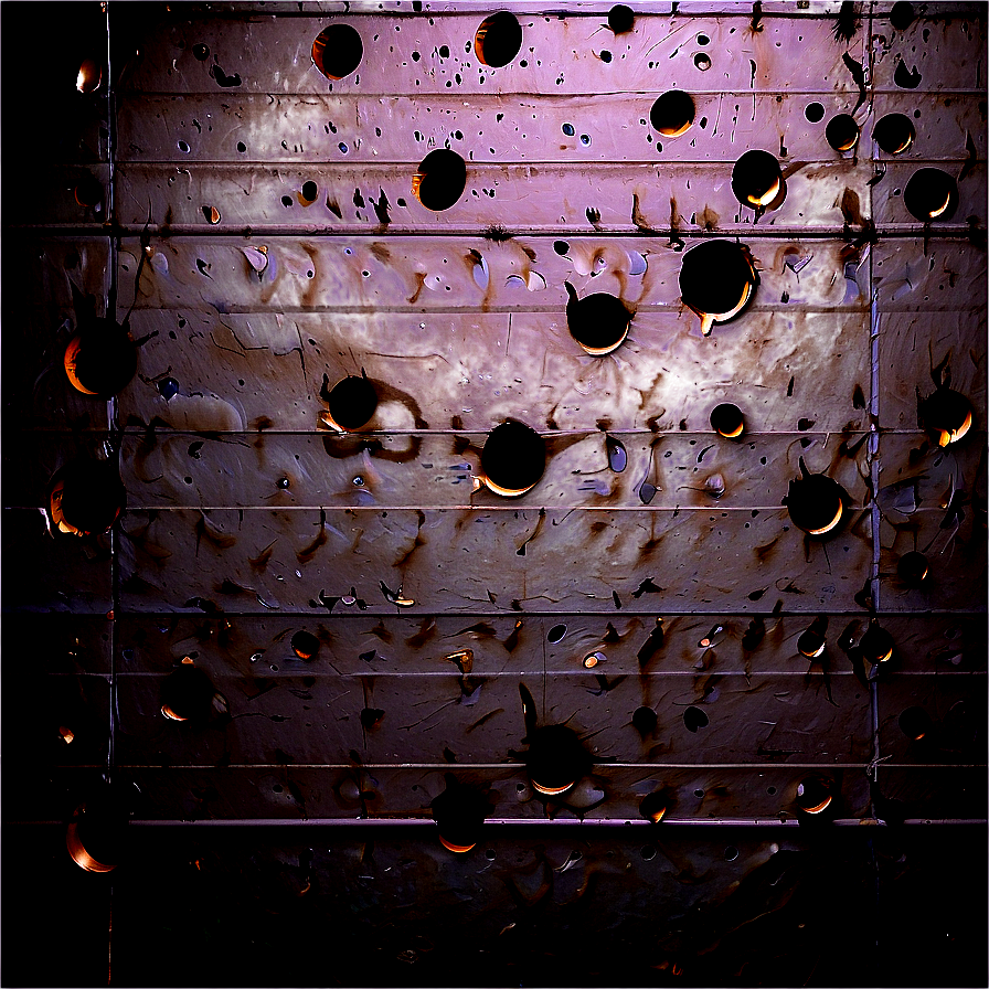 Wall With Bullet Holes Png 05242024