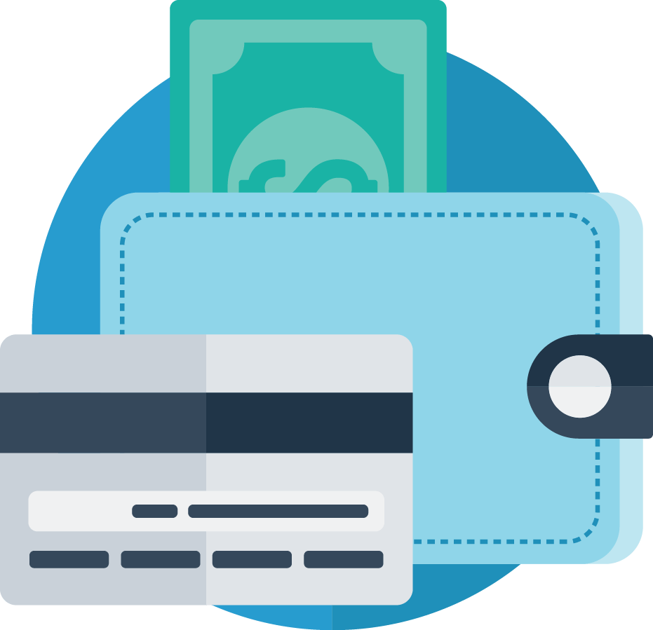 Walletand Credit Card Icon