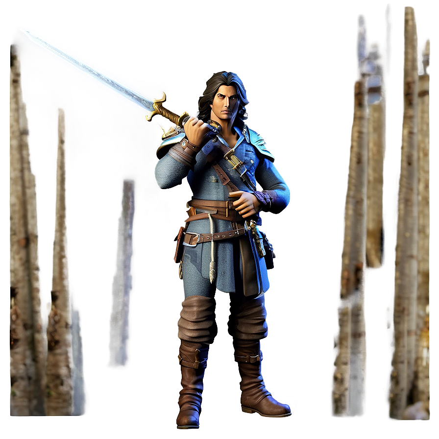 Wanderer With Sword Png 79