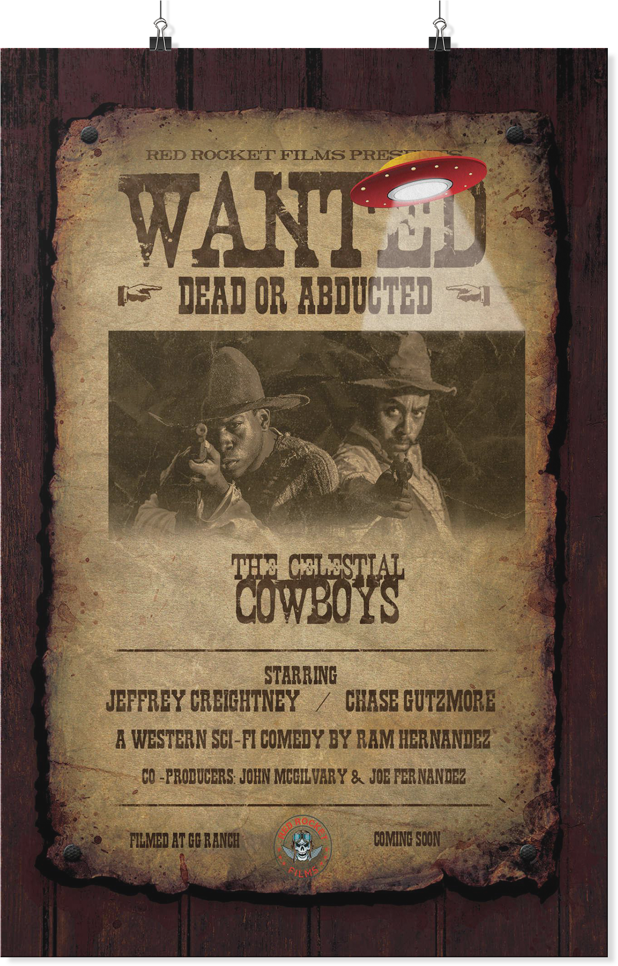 Wanted Poster Celestial Cowboys