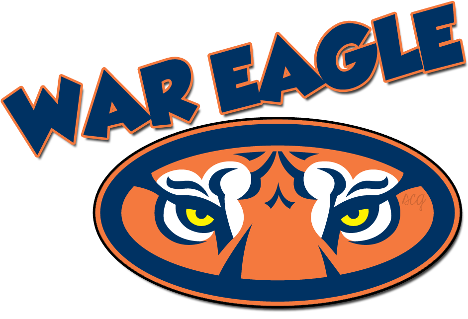 War Eagle Football Logo