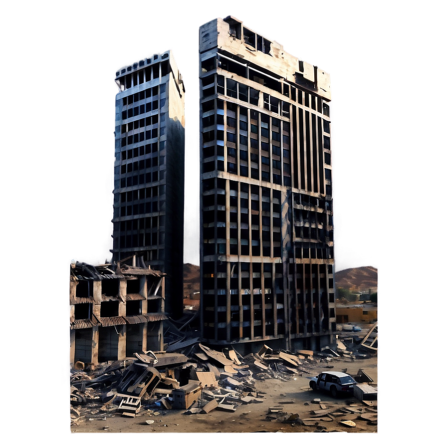 War-torn City Destruction Png Lrk76