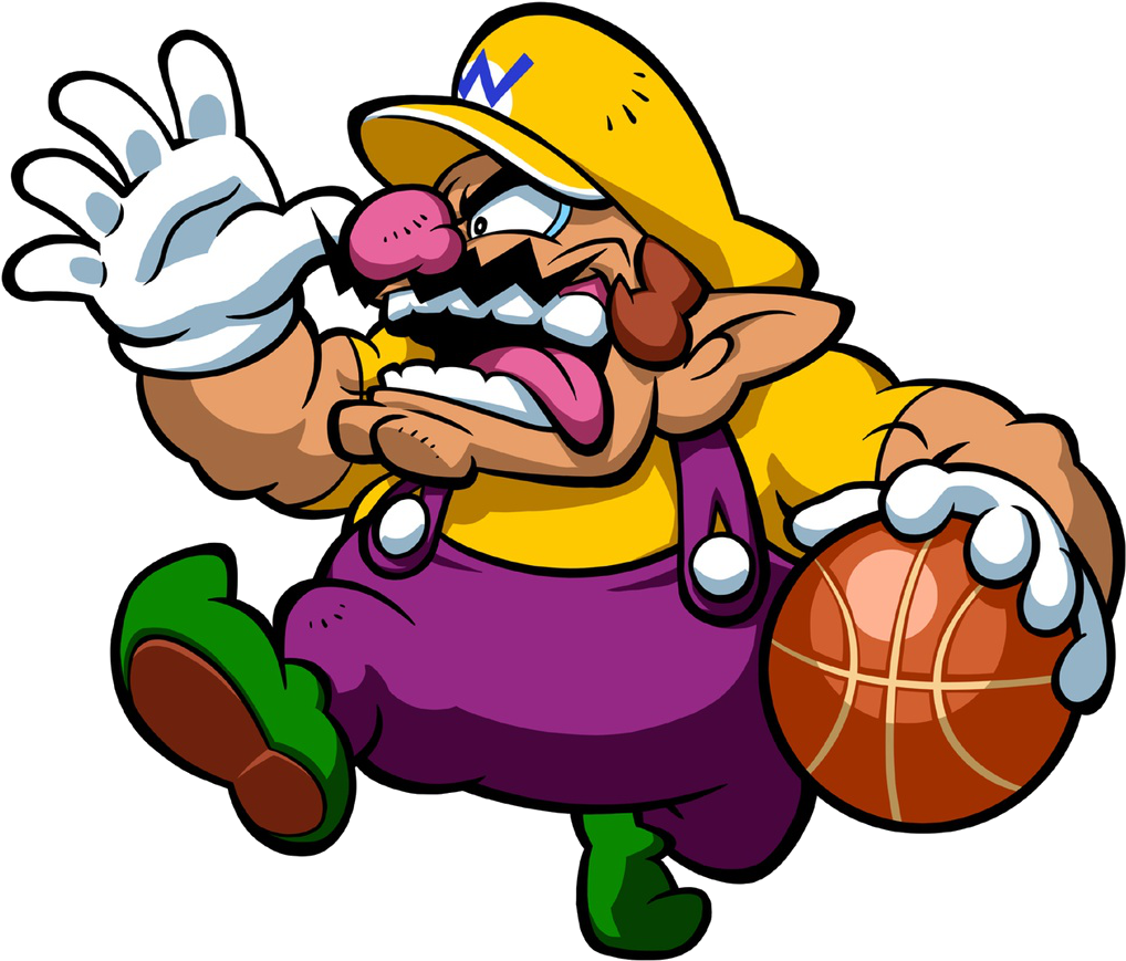 Wario_ Basketball_ Action