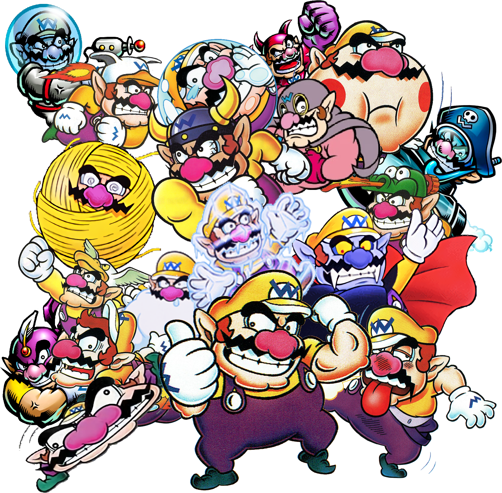Wario_ Character_ Collage